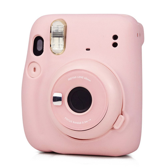 Etui do Fujifilm Instax Mini 11, silikonowe, różowe