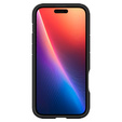 Etui Spigen do iPhone 16, Tough Armor Mag MagSafe, szare + Szkło Hartowane 9H