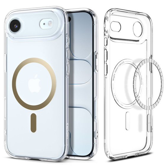 Etui Spigen do iPhone Air, Ultra Hybrid, z MagSafe, Clear/Graphite