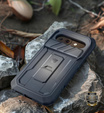 Etui pancerne do Google Pixel 9a, Dexnor Kickstand (Two Frames), niebieskie