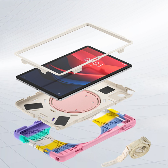 Etui dla dzieci do Lenovo Tab M11, pancerne, wielokolorowe