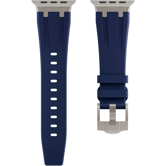 Pasek Silikonowy do Apple Watch 1/2/3/4/5/6/7/8/9/10/11/SE Ultra 1/2/3 42/44/45/46/49mm, Granatowy