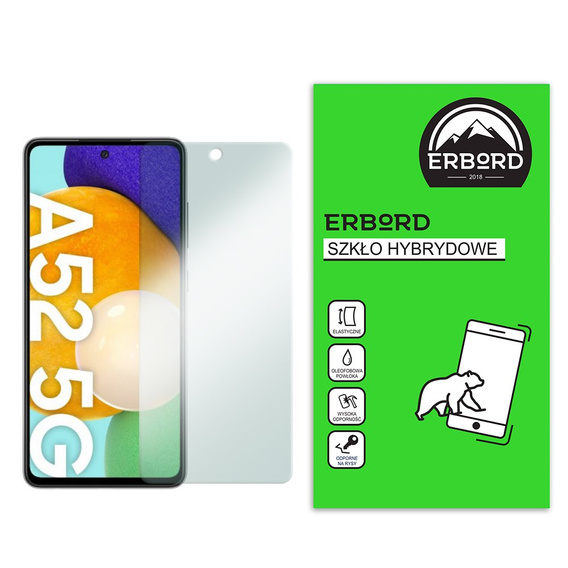 Szkło Hybrydowe ERBORD Flex do Samsung Galaxy A52 / A52s