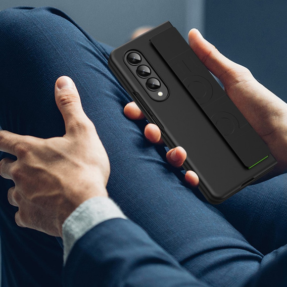 Etui do Samsung Galaxy Z Fold3 5G, z rączką, czarne
