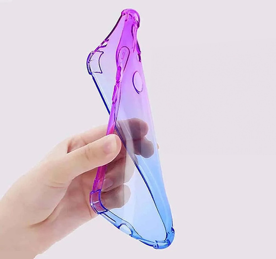 Etui Gradient Dropproof do Oppo A80, Fioletowe / niebieskie