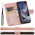 Etui z klapką do Xiaomi Redmi Note 15 5G / Poco M8 5G, Butterfly, różowe