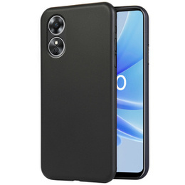 Etui cienkie do Oppo A17, Slim, czarne