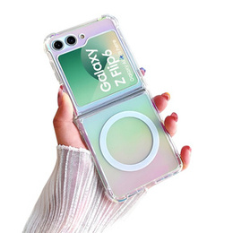 Etui do Samsung Galaxy Z Flip7 FE / Z Flip6, Fusion Hybrid, do MagSafe, wielokolorowe