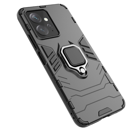 Etui do Xiaomi Redmi Note 12 4G, Kickstand Ring, czarne