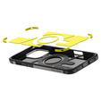 Etui Spigen do iPhone 16 Pro Max, Tough Armor Mag MagSafe, szare + Szkło Hartowane 9H