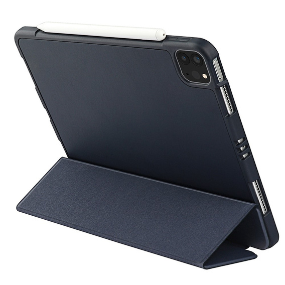 Etui do iPad Pro 11" 2022/2021 (4/3 gen.), Smartcase z miejscem na rysik, granatowe