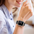 2w1 Etui + Szkło Hartowane do Apple Watch 4/5/6/SE 40mm, Złote