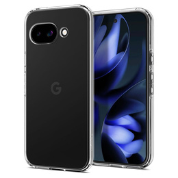 Etui Spigen do Google Pixel 9A, Crystal Flex, przezroczyste + Szkło Hartowane 9H