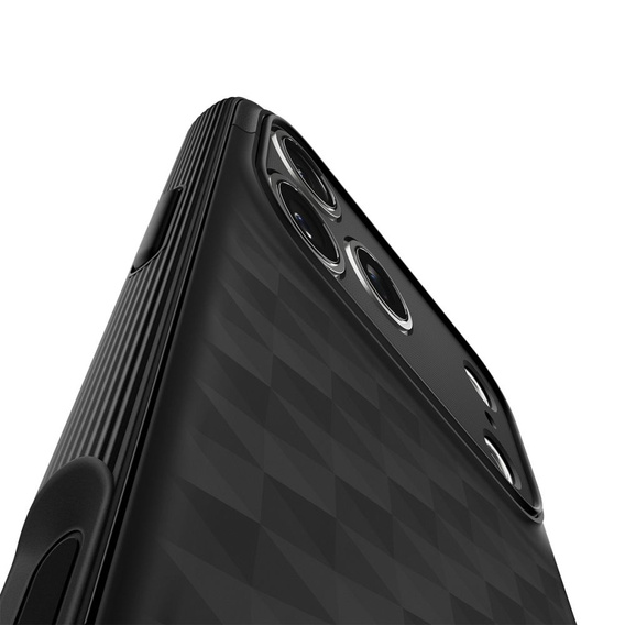 Etui Spigen do iPhone 17 Pro, Parallax Mag, do MagSafe, Matte Black