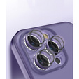 Etui Ultra Slim do iPhone 15, przezroczyste / fioletowe