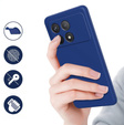 Etui do Xiaomi Poco F6 Pro, Silicone Lite, niebieskie