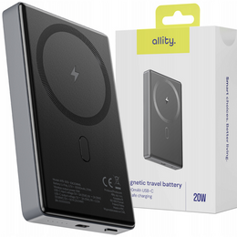 Allity APB-300 – Power Bank 10000 mAh z Ładowaniem Bezprzewodowym - szary