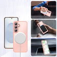 Etui do Samsung Galaxy S25 FE, do MagSafe, ERBORD Matt Case, różowe