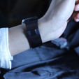 Bransoleta do Apple Watch 1/2/3/4/5/6/7/8/9/10/11/SE Ultra 1/2/3 42/44/45/46/49mm, Czarna