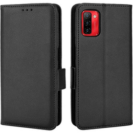 Etui z klapką do Ulefone Note 12P, Wallet Litchi Magnet, czarne