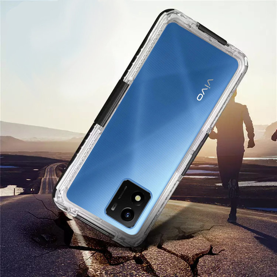 Etui Wodoodporne IP68 do Vivo Y01, Black