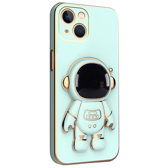 Etui do iPhone 14, Astronaut, miętowe