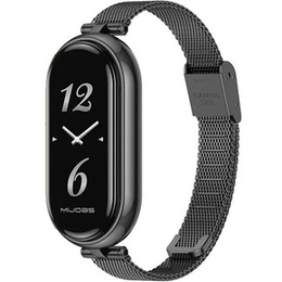Pasek Bransoleta Milanese do Xiaomi Smart Band 10 / 9 / 8, Czarny