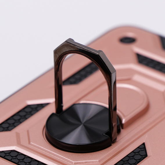 Etui pancerne do Motorola Moto G54 5G, CamShield Slide, różowe rose gold