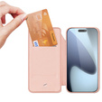 Etui z klapką Dux Ducis do iPhone 17 Pro Max, Skin Pro, różowe