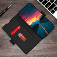 Etui z klapką do Oppo A57s, Wallet Thin Magnet, czarne