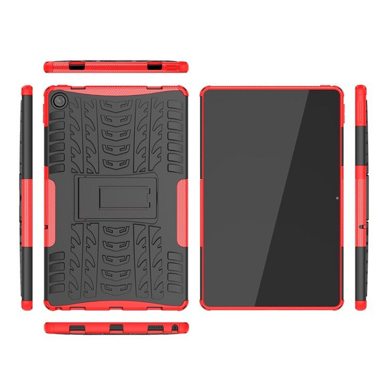 Etui do Lenovo Tab M10 Plus 10.6 Gen 3 TB-125F TB-128F, Tire Armor, czerwone