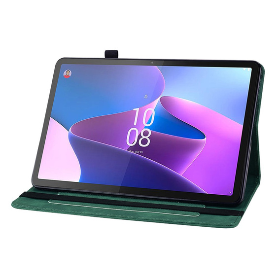 Etui do Lenovo Tab P11 Gen 2 TB350FU TB350XU 11.5", Wallet Pen Slot, zielone
