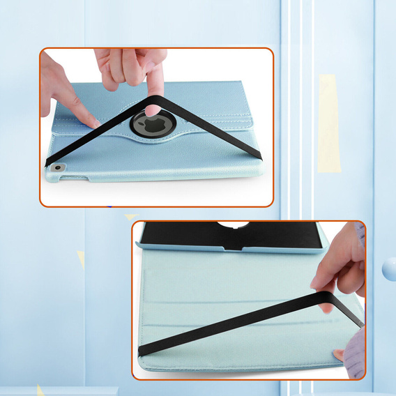 Etui do iPad 11" 2025 A16 (11 gen.) / iPad 10.9" 2022 (10 gen.), Obrotowe 360, niebieskie
