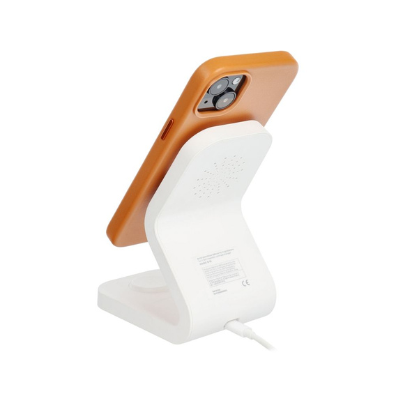 Etui Leather Mag Cover do iPhone 14 Plus, Pomarańczowy