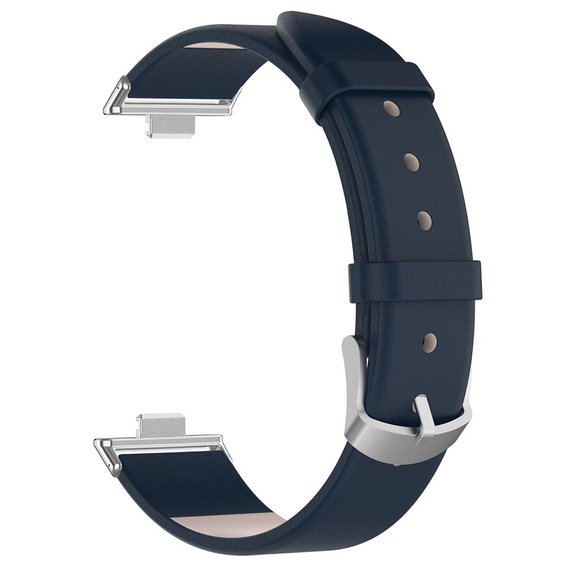 Pasek Skórzany do Huawei Watch Fit 4 / 4 Pro / 3, Granatowy