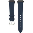 Pasek ze skóry naturalnej do Huawei Band 7, Dark Blue
