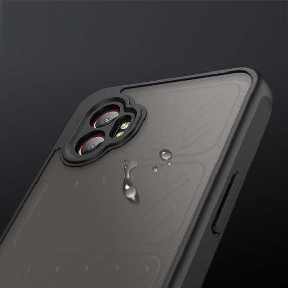 Etui ochronne do Samsung Galaxy Xcover 7 Pro – czarne, półprzezroczyste, z technologią Airbags