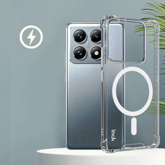 Etui IMAK do Xiaomi 14T Pro, Clear Case, do MagSafe, przezroczyste