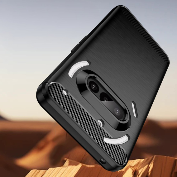 Etui do Nothing Phone 3A, Carbon, czarne