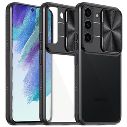 Etui do Samsung Galaxy S21 FE, Slide Camera, czarne