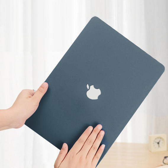 Etui do Macbook Pro 14.2 A2442, HardShell, granatowe