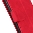 Etui Wallet do Vivo Y21/Y21s/Y33s, KHAZNEH, Vintage, Red