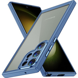 Etui do Samsung Galaxy S23 Ultra, ERBORD Impact Guard, niebieskie