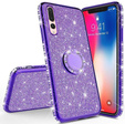 Etui do Huawei P20 Pro, Case Bling brokatowe, Fioletowe