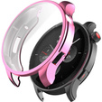 2w1 Etui z osłoną na ekran do Amazfit GTR 4 46mm, Różowe