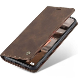 Etui CASEME do Samsung Galaxy S20 FE, Leather Wallet Case, brązowe
