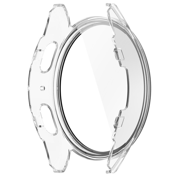 2w1 Etui + Szkło Hartowane do Samsung Galaxy Watch 7 40mm, Przezroczyste