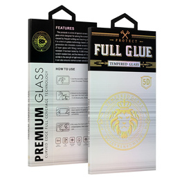 Szkło hartowane Full Glue 5D do iPhone 17 / 16 Pro – czarne