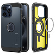 Etui Spigen do iPhone 15 Pro, Tough Armor Mag MagSafe, Niebieskie