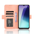 Etui z klapką do Xiaomi Redmi 14C / Xiaomi Poco C75, Card Slot, różowe